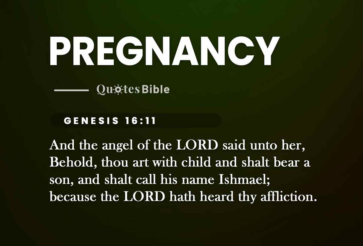 pregnancy bible verses quote