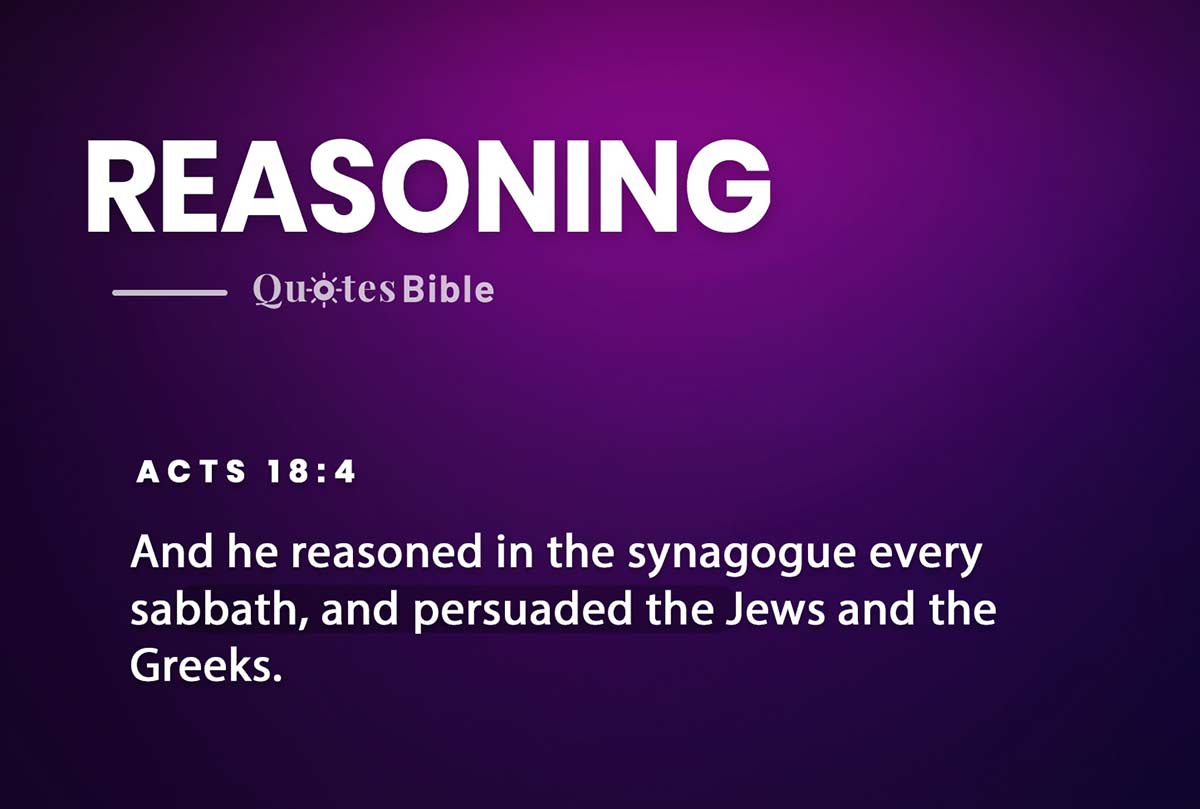 reasoning bible verses quote