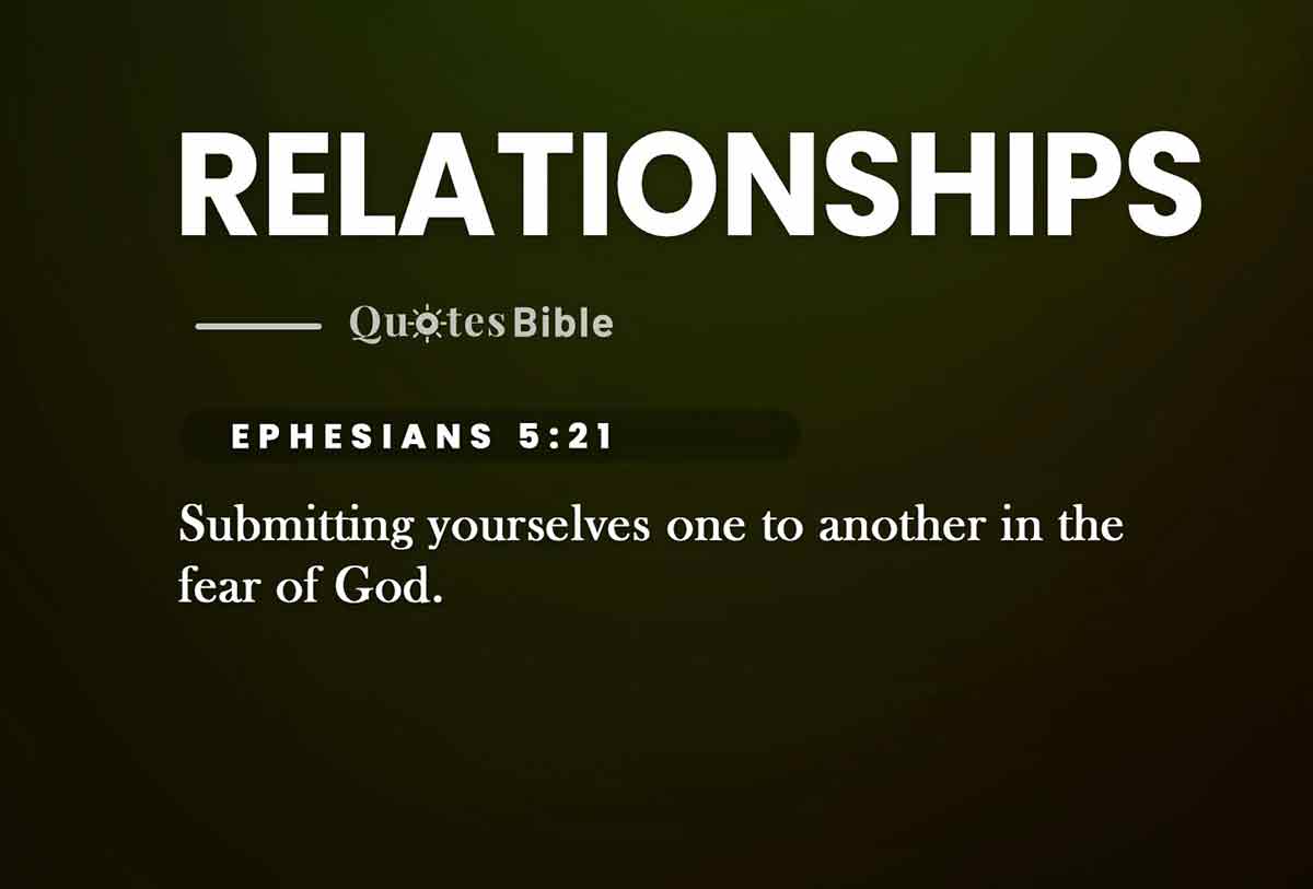 relationships bible verses quote