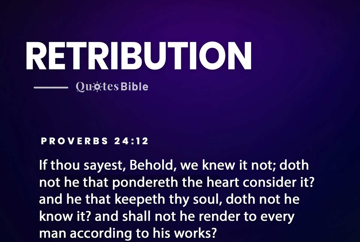 retribution bible verses quote