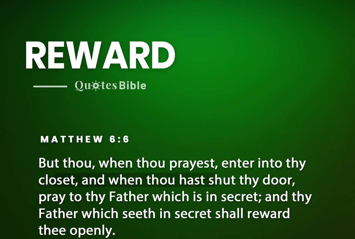 reward bible verses quote