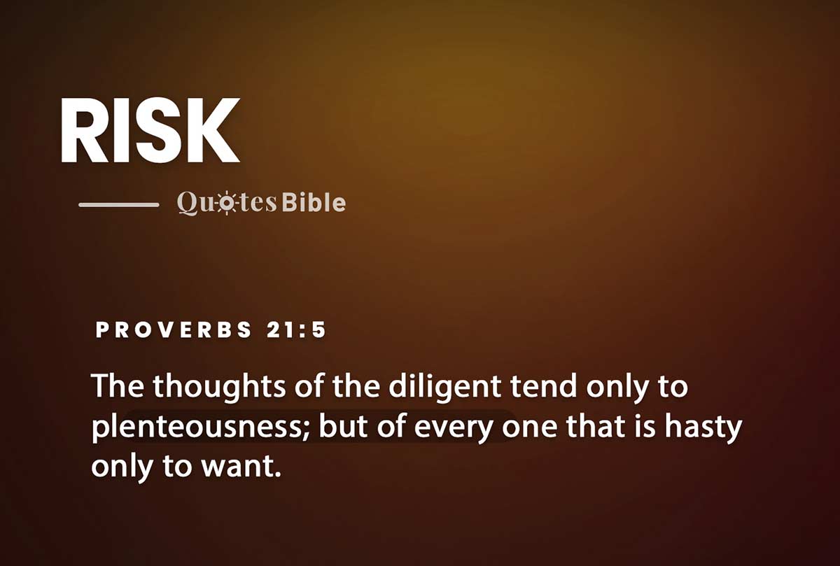 risk bible verses quote