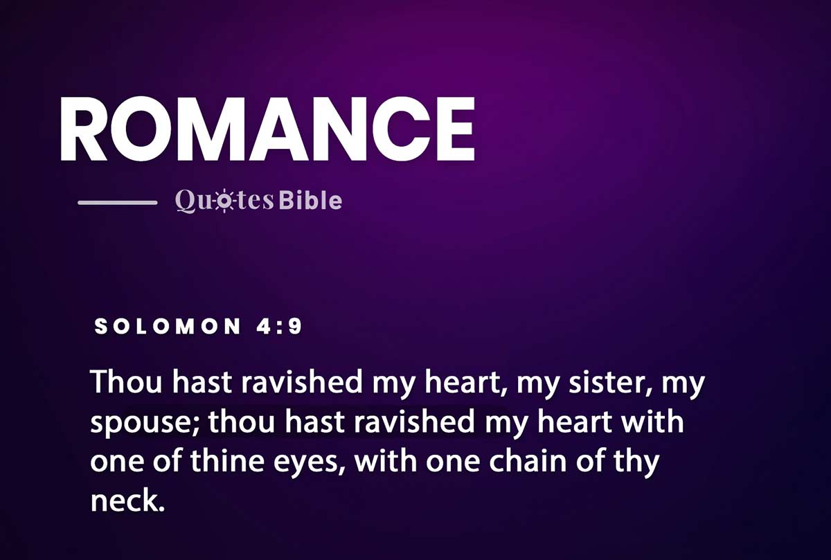 romance bible verses quote