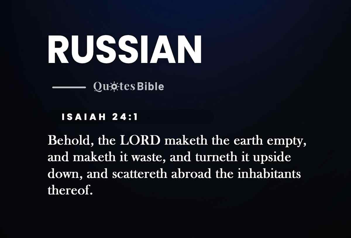 russian bible verses quote