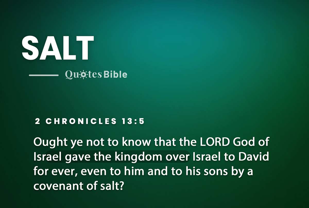 salt bible verses quote