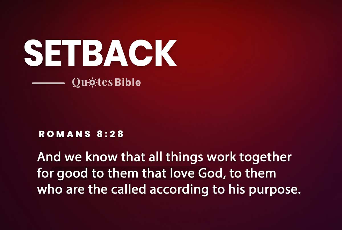 setback bible verses quote