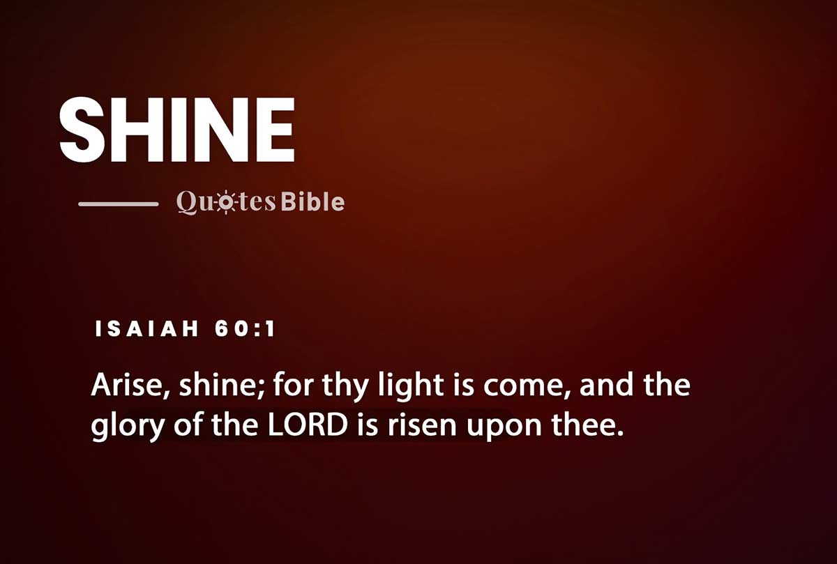 shine bible verses quote