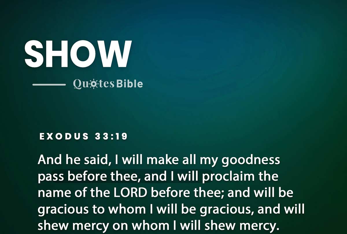 show bible verses quote