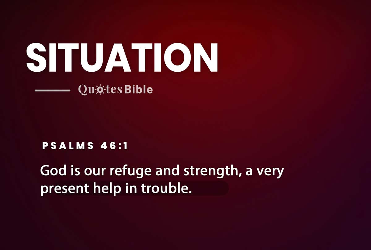 situation bible verses quote