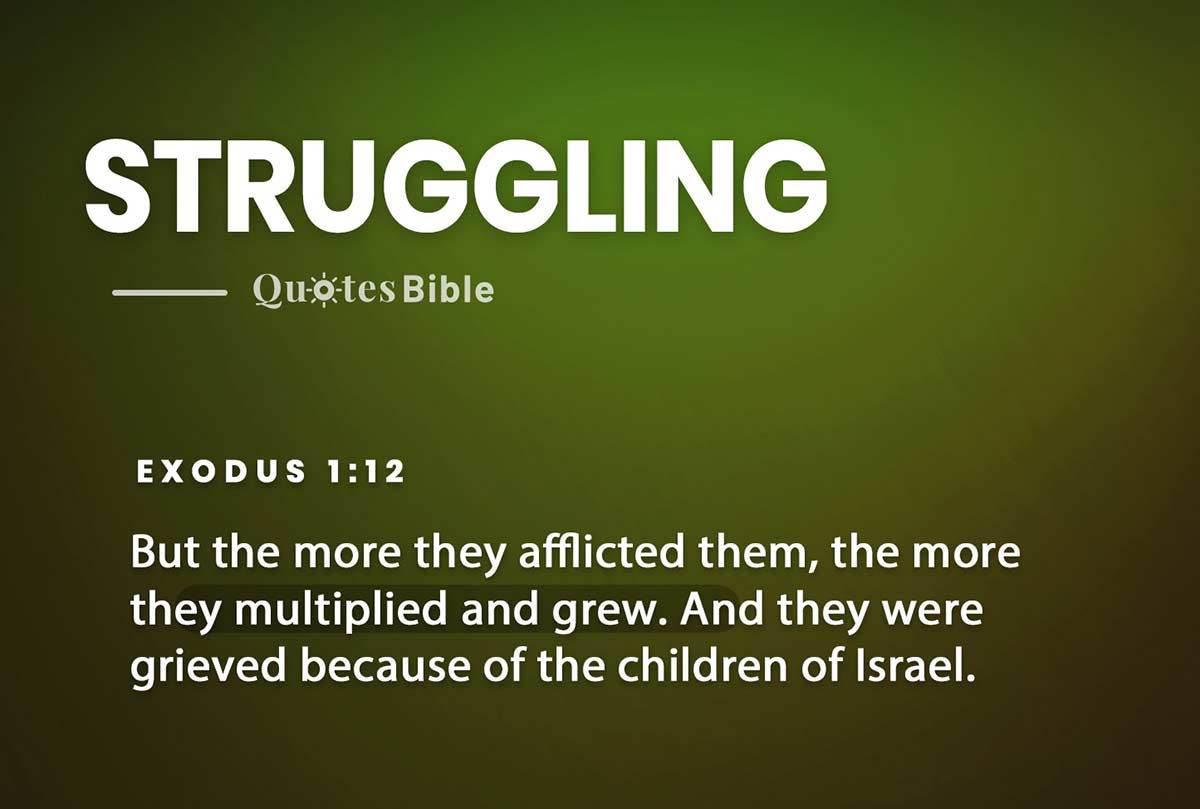 struggling bible verses quote