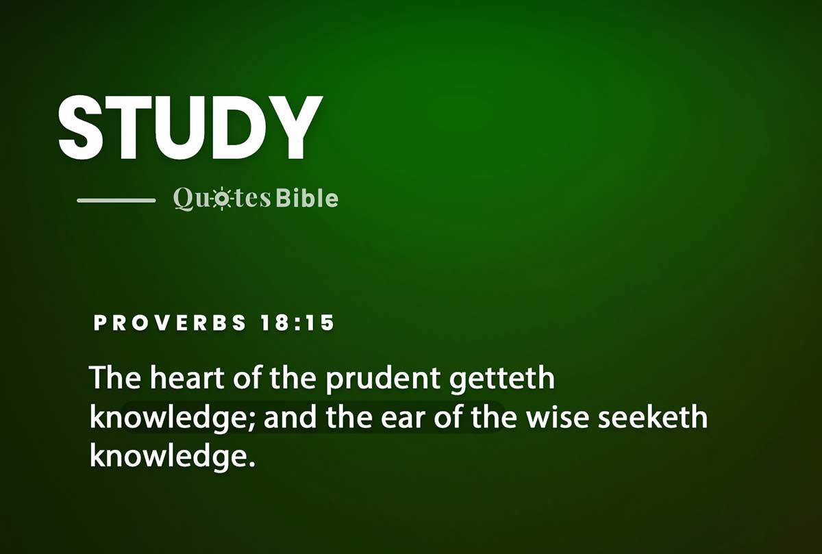 study bible verses quote