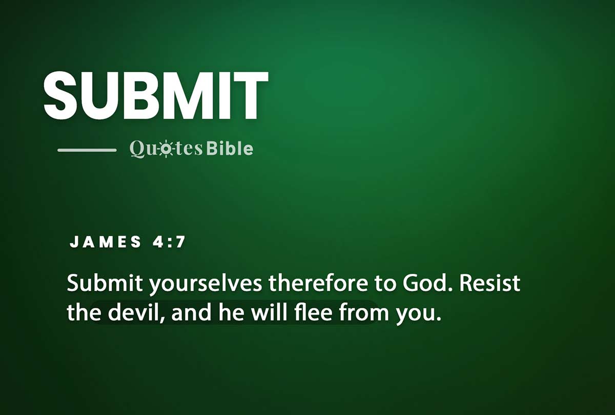 submit bible verses quote