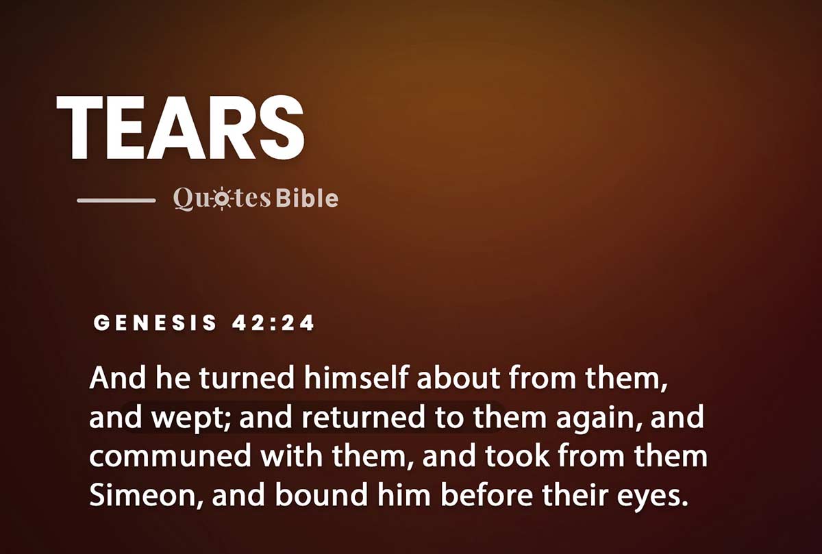 tears bible verses quote