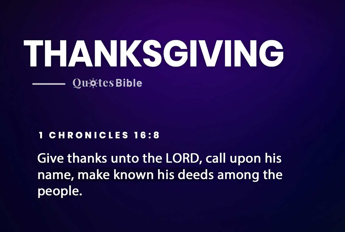 thanksgiving bible verses quote