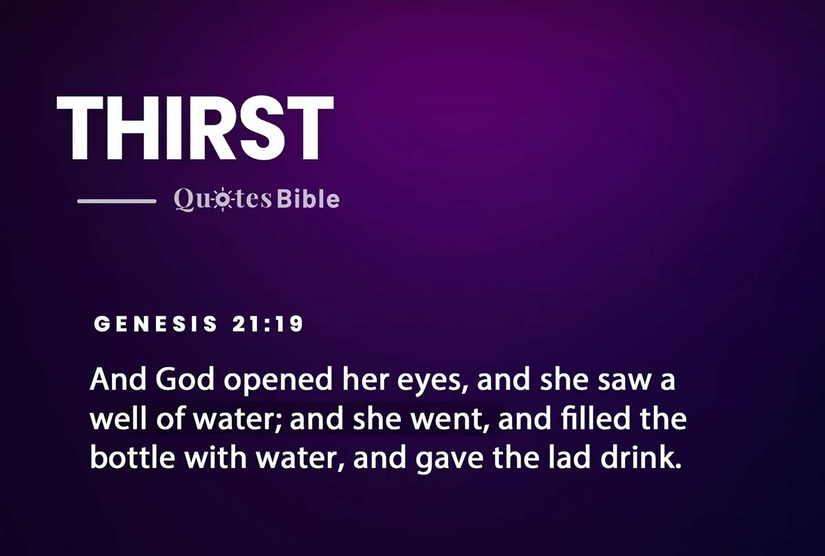 thirst bible verses quote