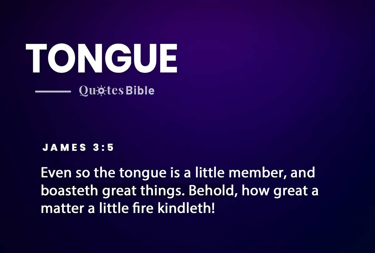 tongue bible verses quote