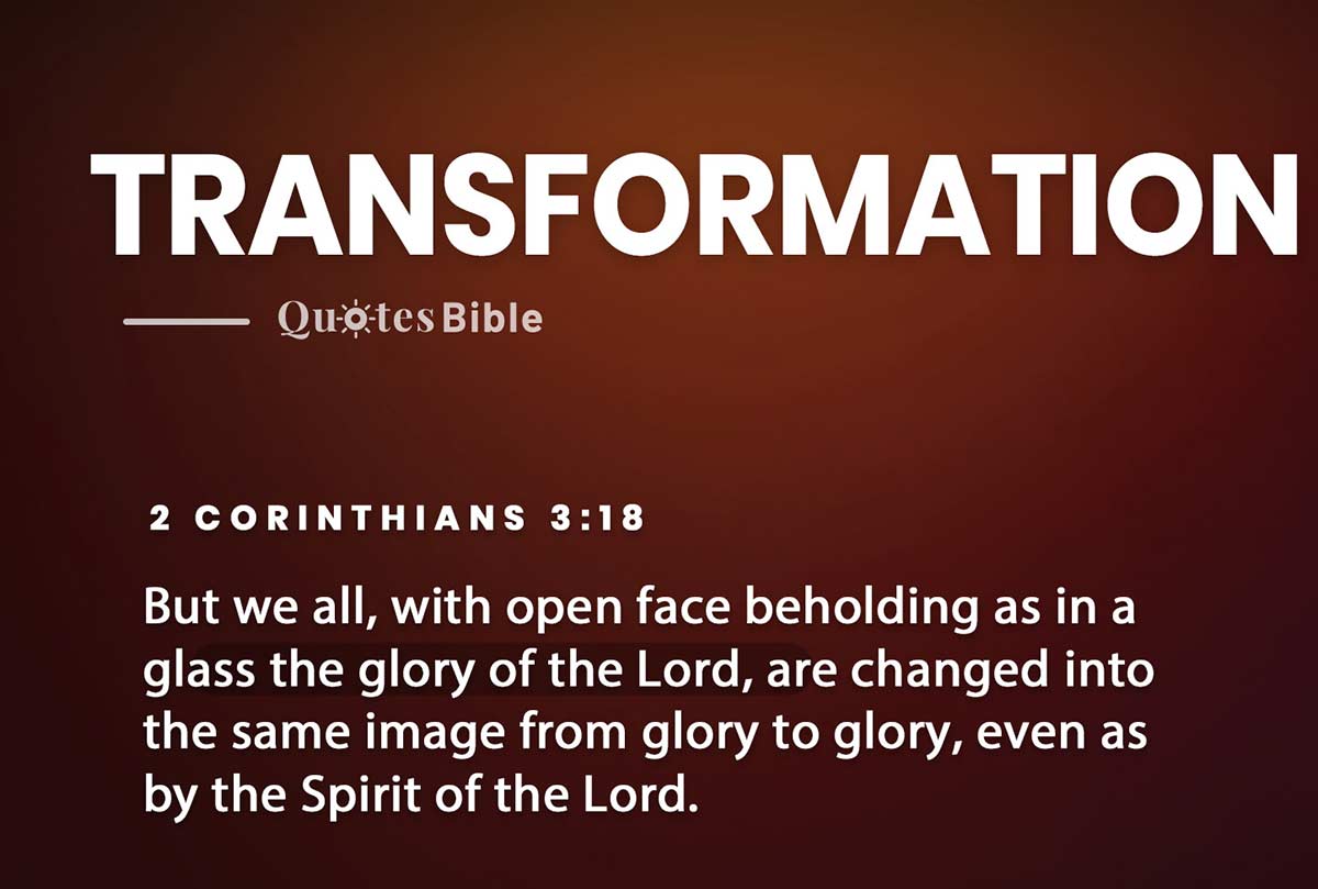 transformation bible verses quote