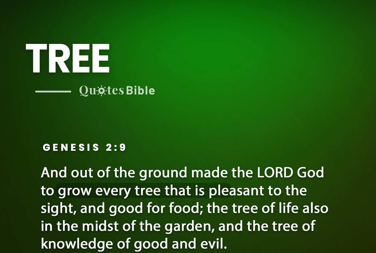 tree bible verses quote