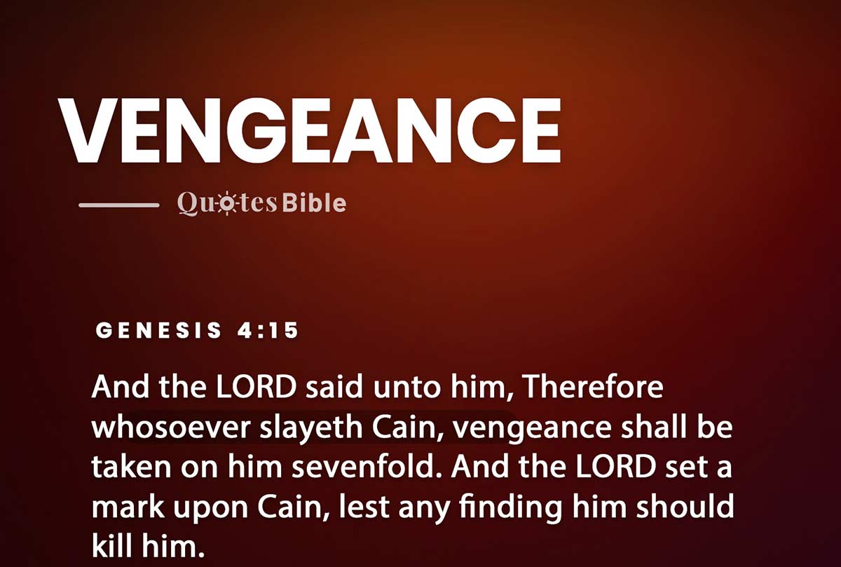 vengeance bible verses quote