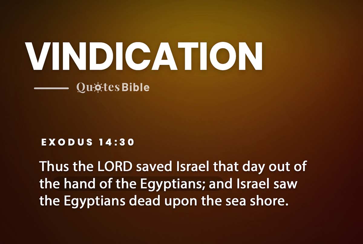 vindication bible verses quote