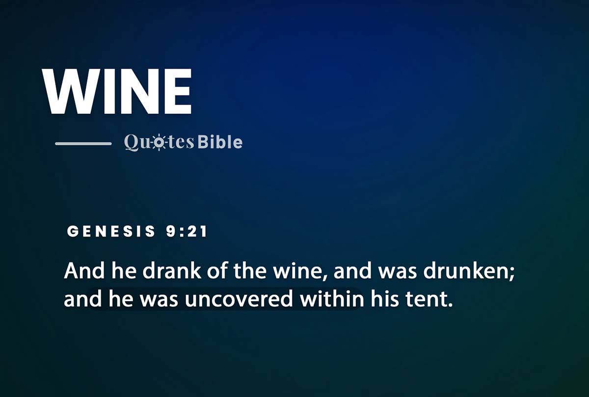 wine bible verses quote