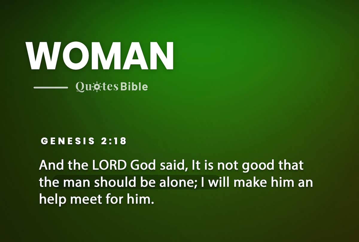 woman bible verses quote