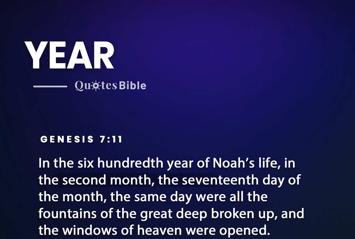 year bible verses quote