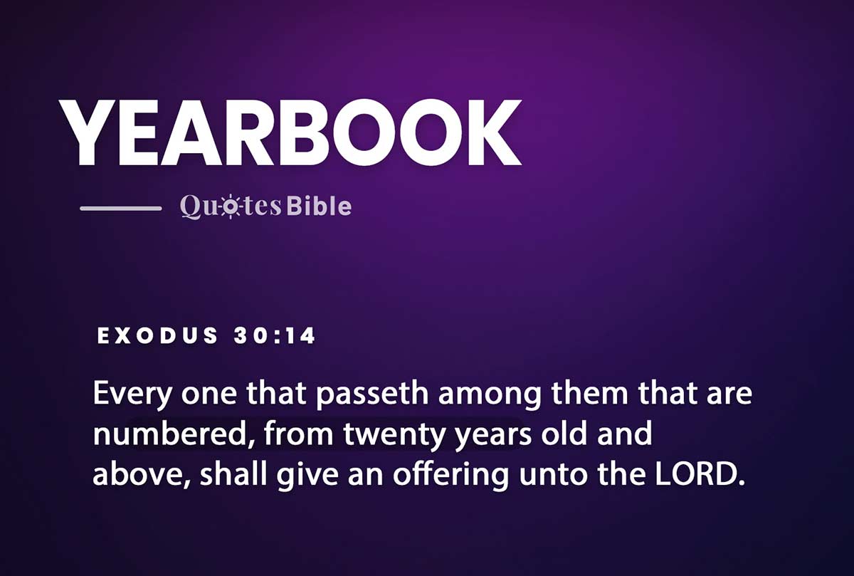 yearbook bible verses quote