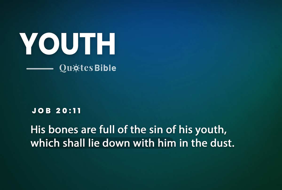 youth bible verses quote