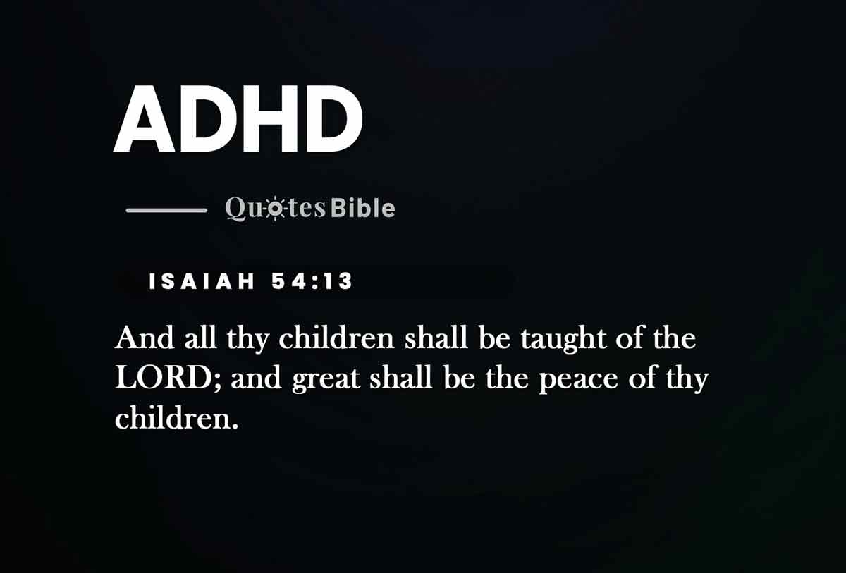adhd bible verses quote