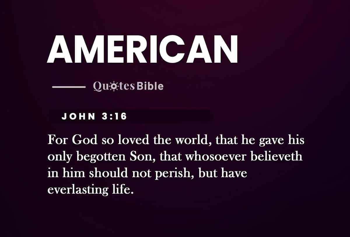 american bible verses photo