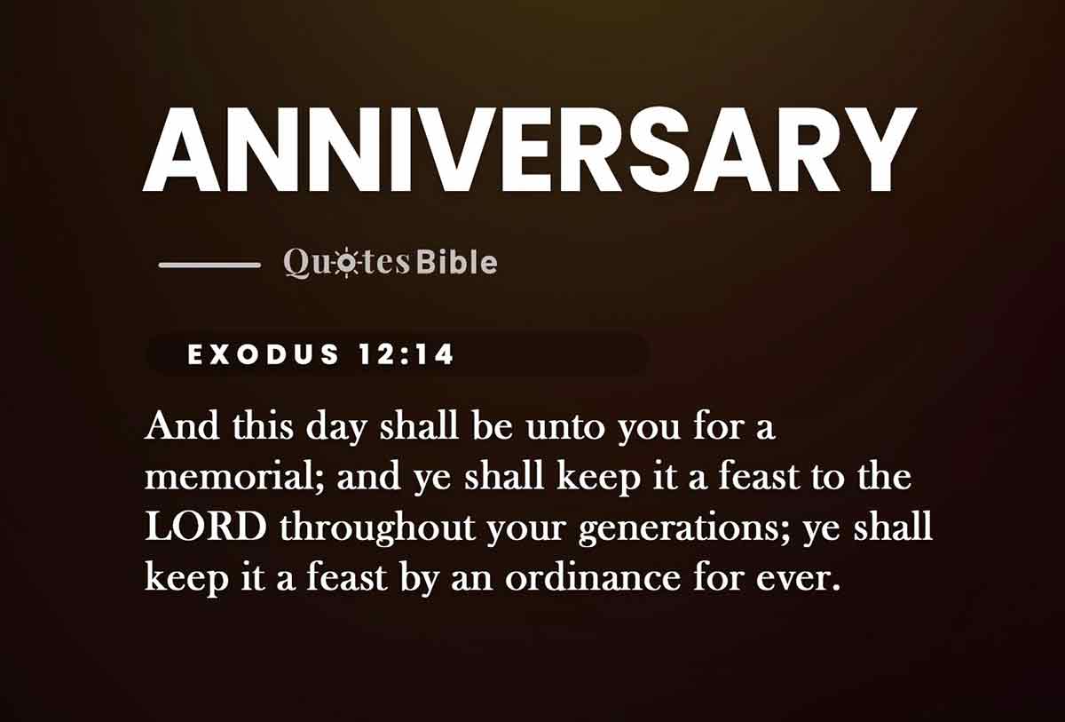 anniversary bible verses quote