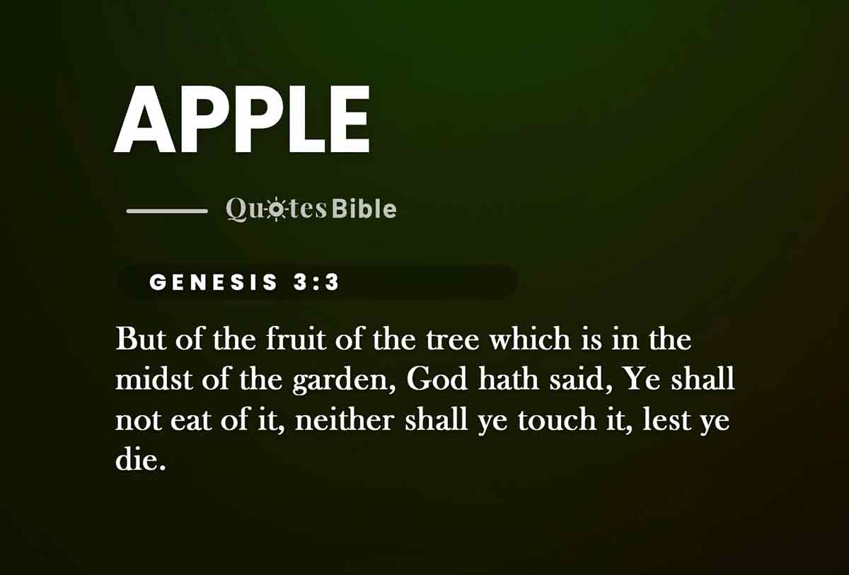 apple bible verses photo