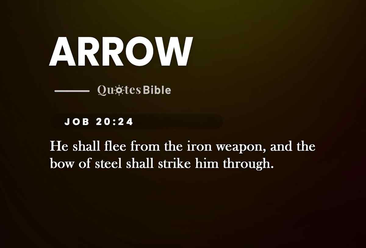 arrow bible verses quote