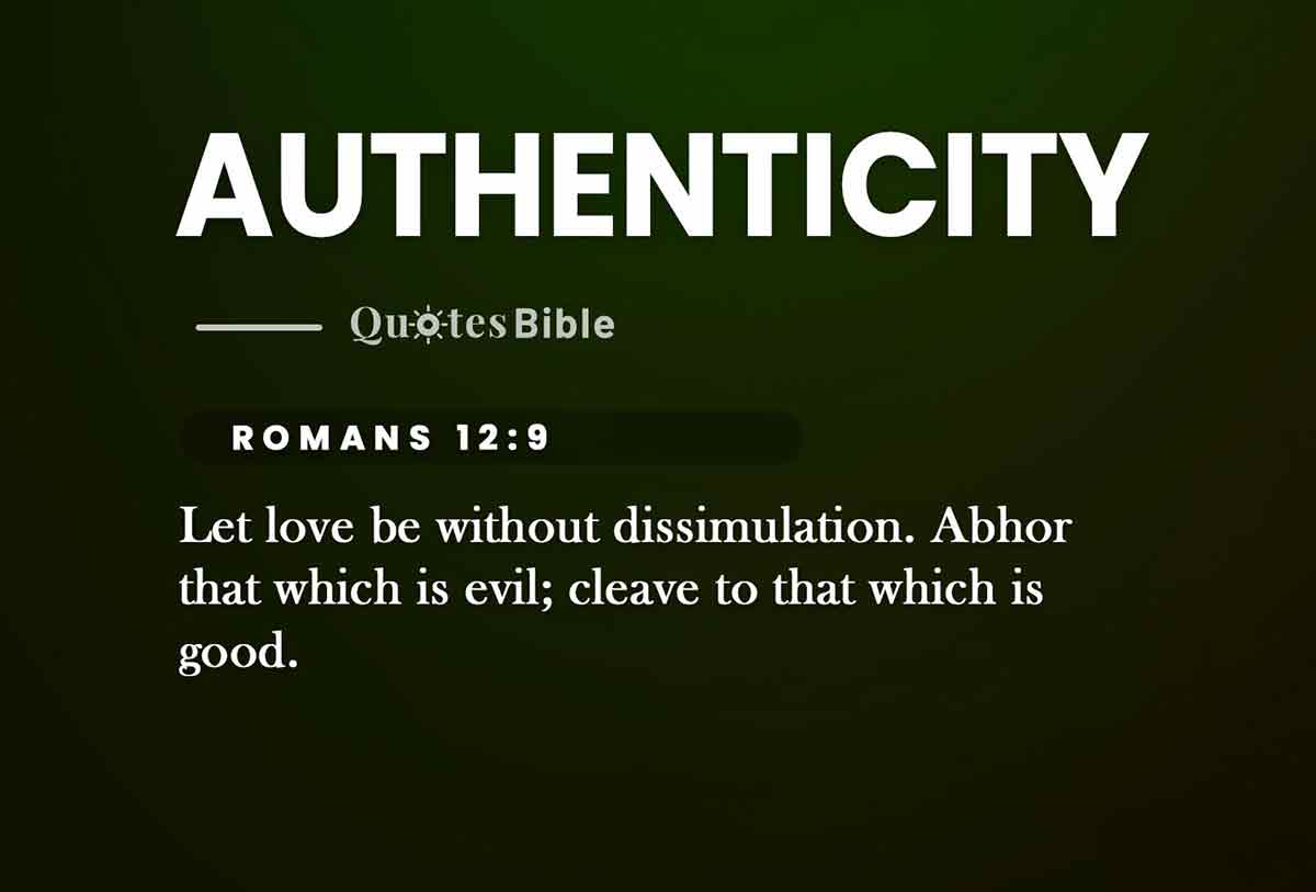 authenticity bible verses photo