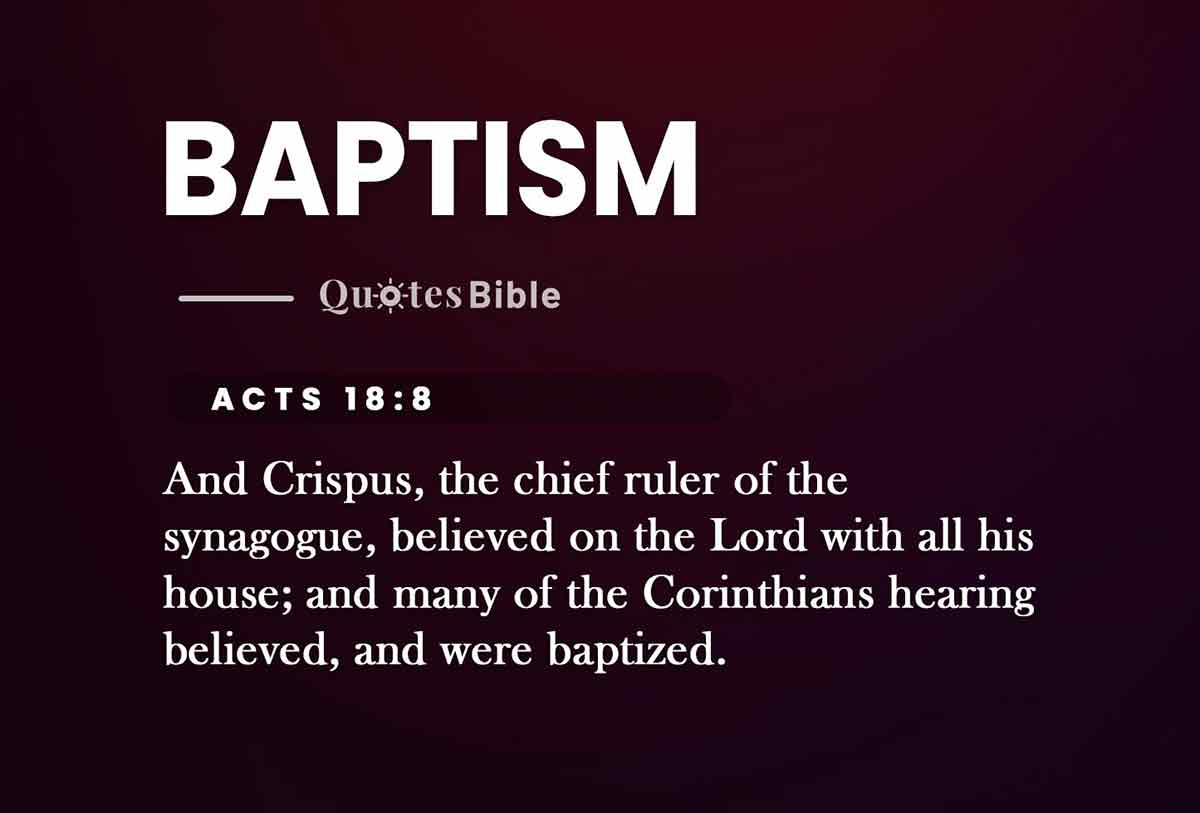 baptism bible verses quote