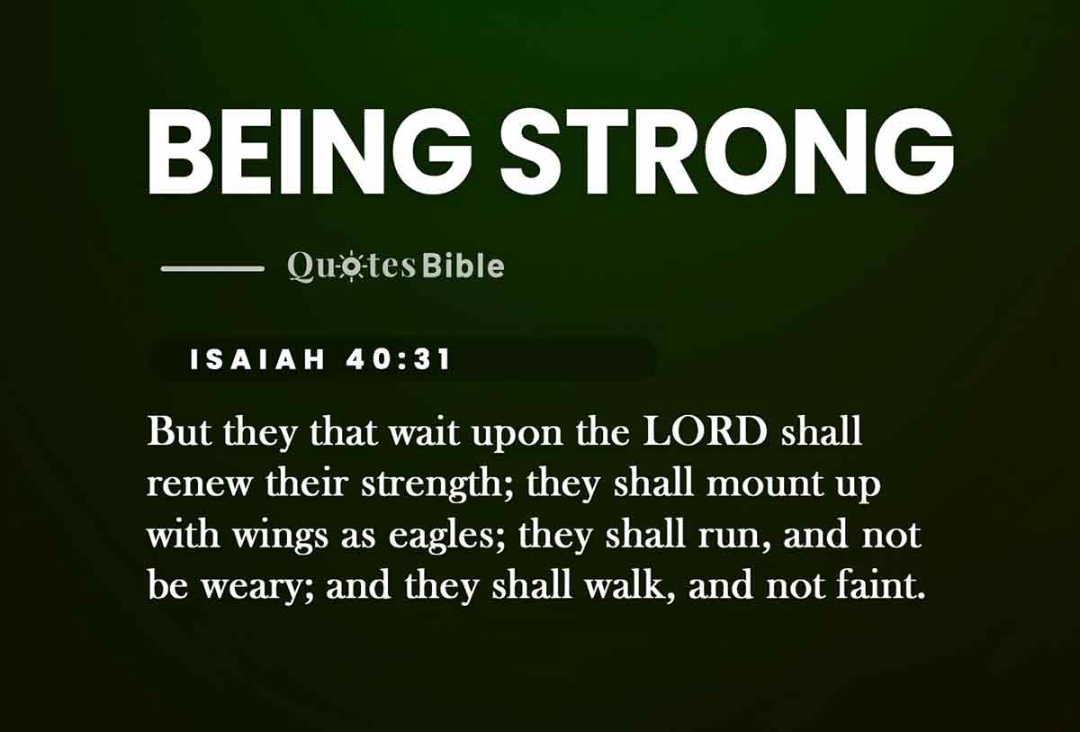 being strong bible verses photo