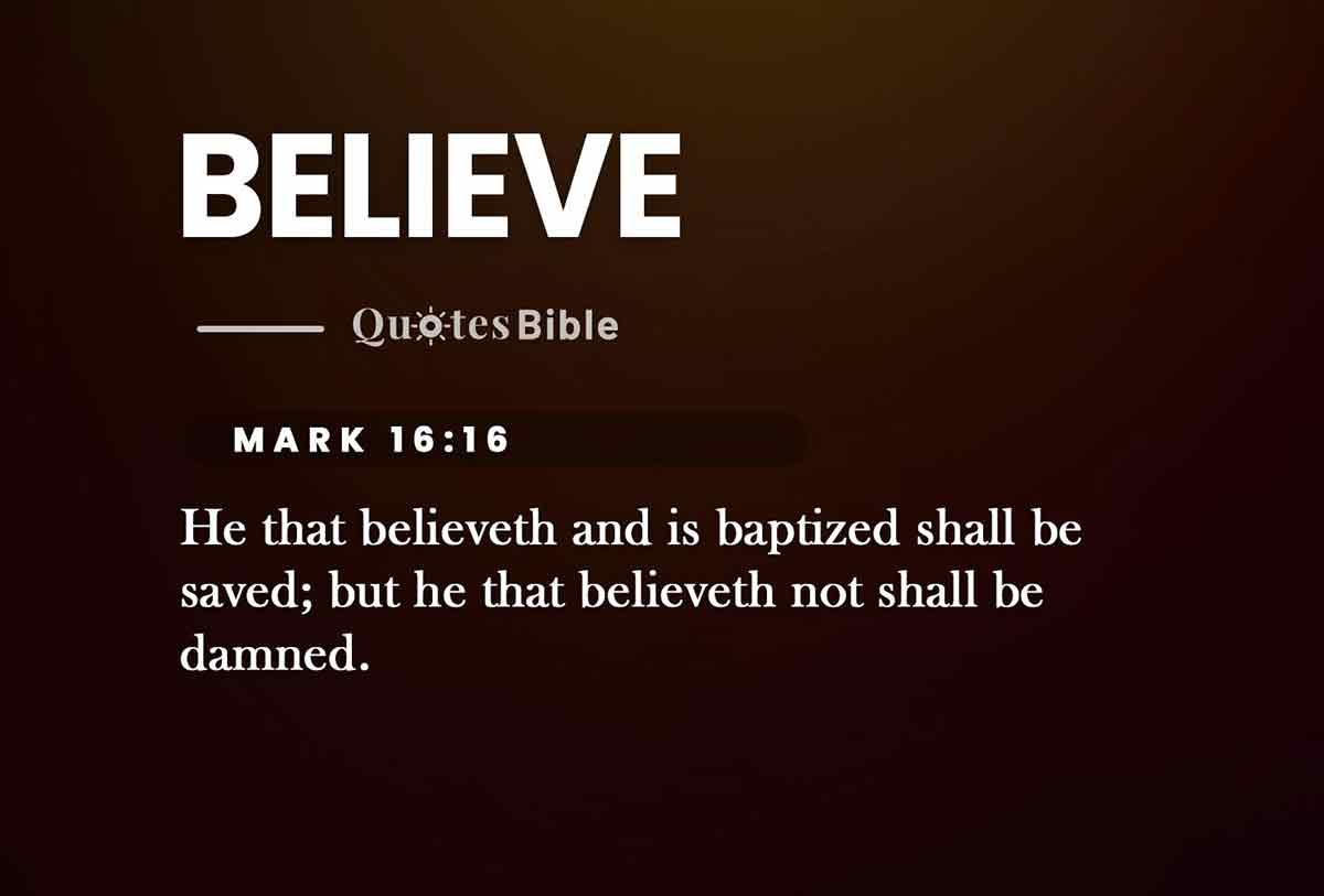 Believe Verses From The Bible Trust In The Lord With All Your Heart 