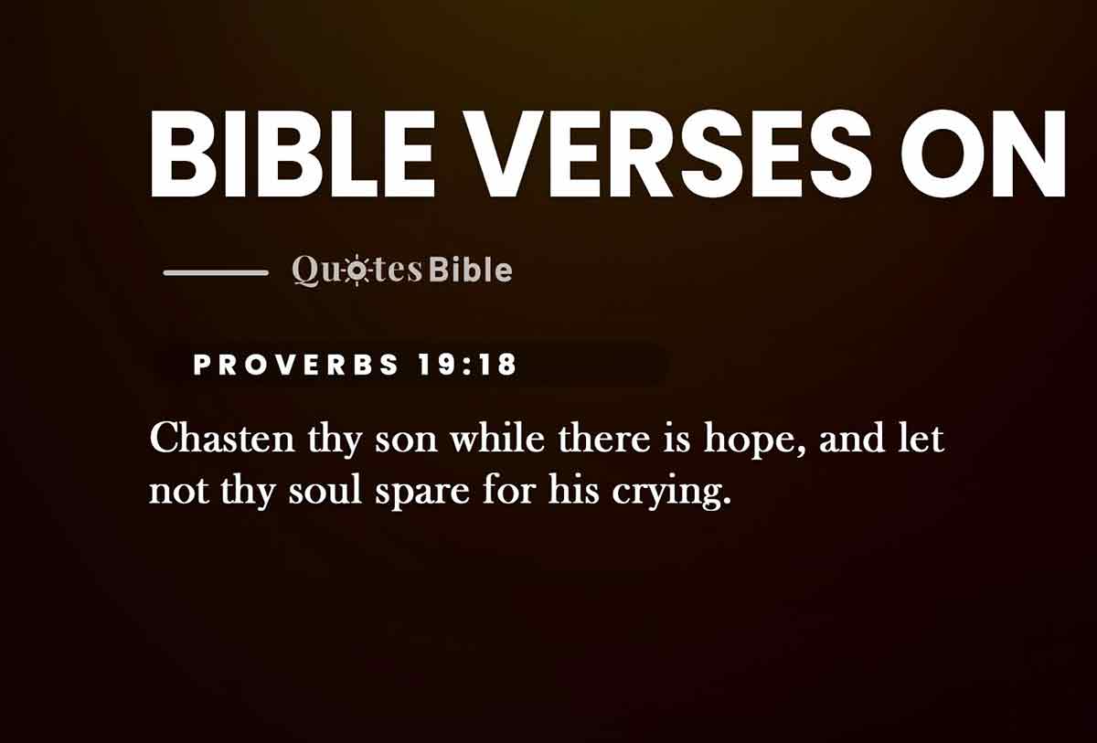 bible verses on discipline bible verses photo