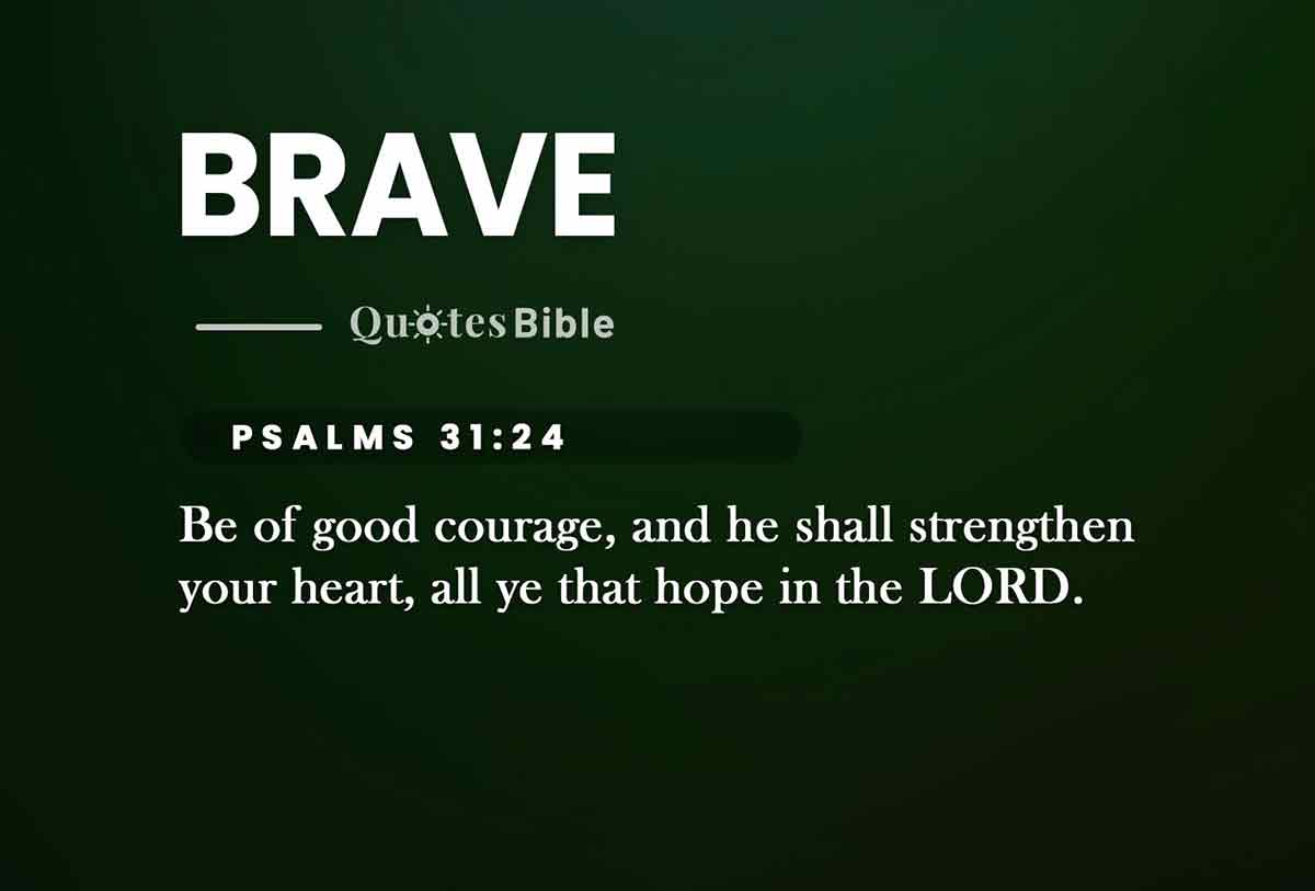brave bible verses quote