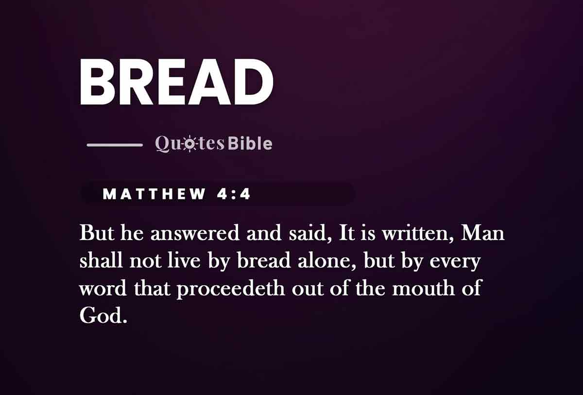 bread bible verses quote