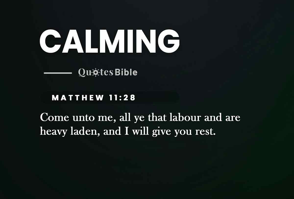 Calming Verses From The Bible Find Strength And Comfort In These 