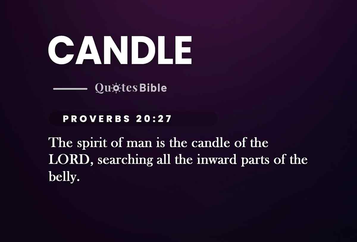 candle bible verses quote