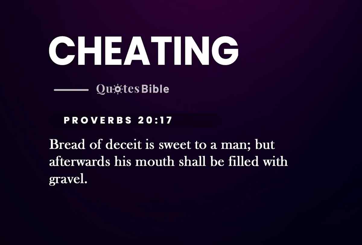 Cheating Verses From The Bible Finding Strength And Resilience 