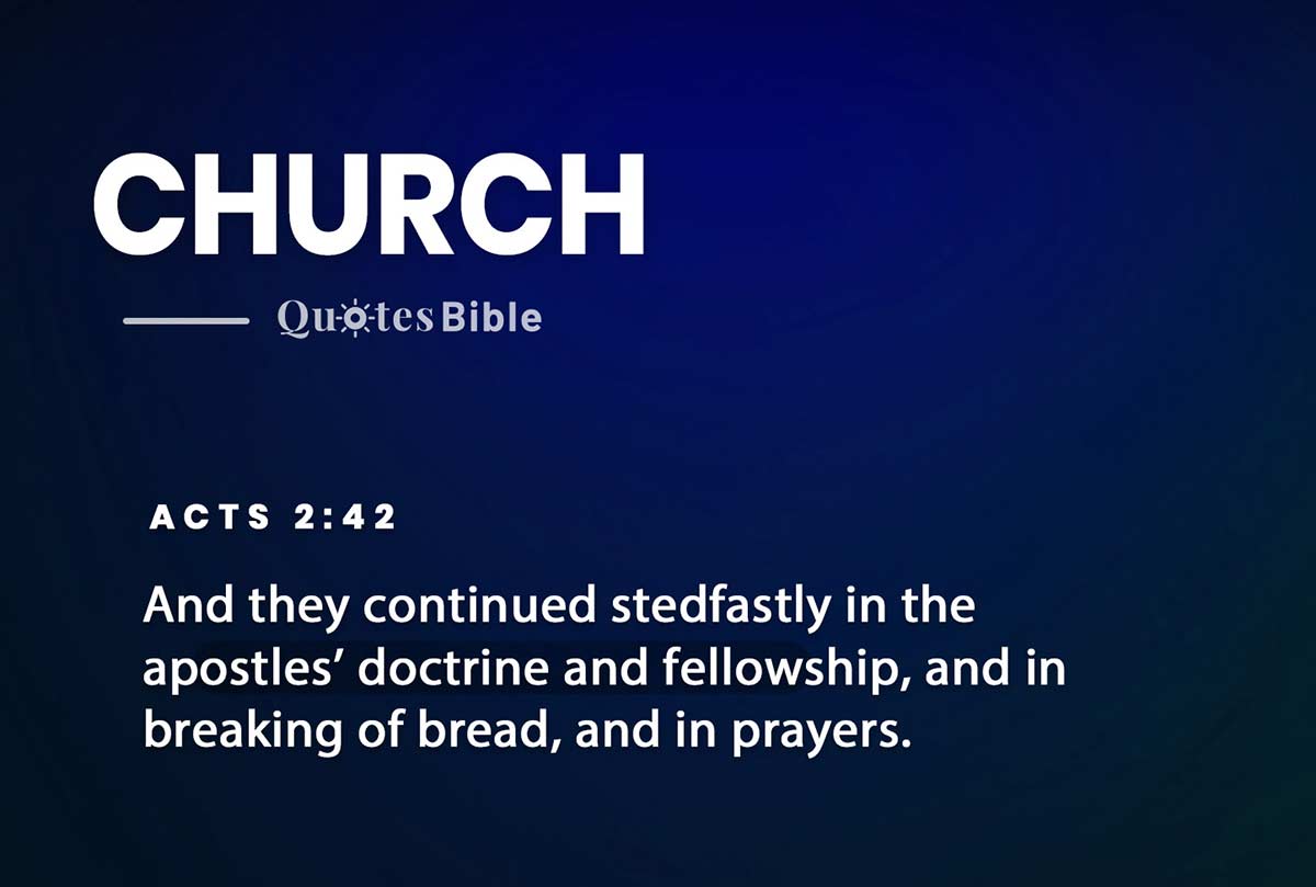 church attendance bible verses quote