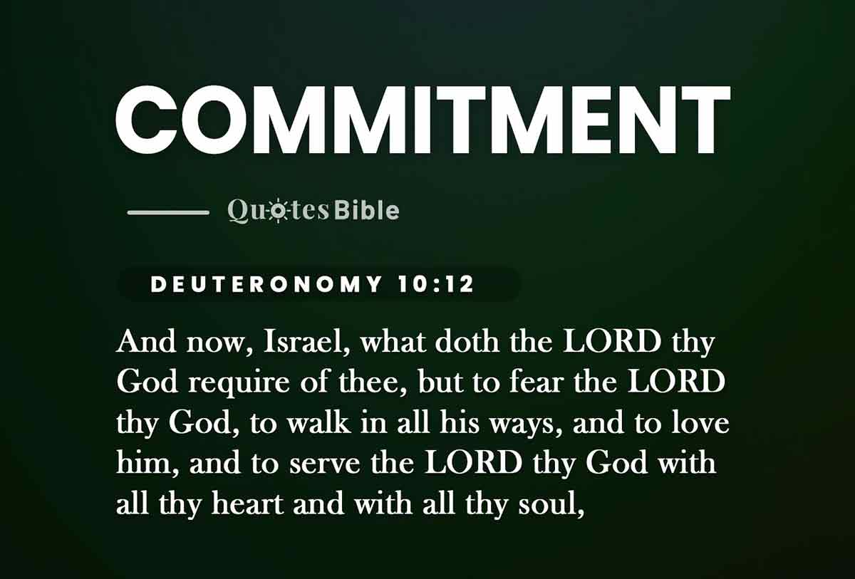 commitment bible verses quote