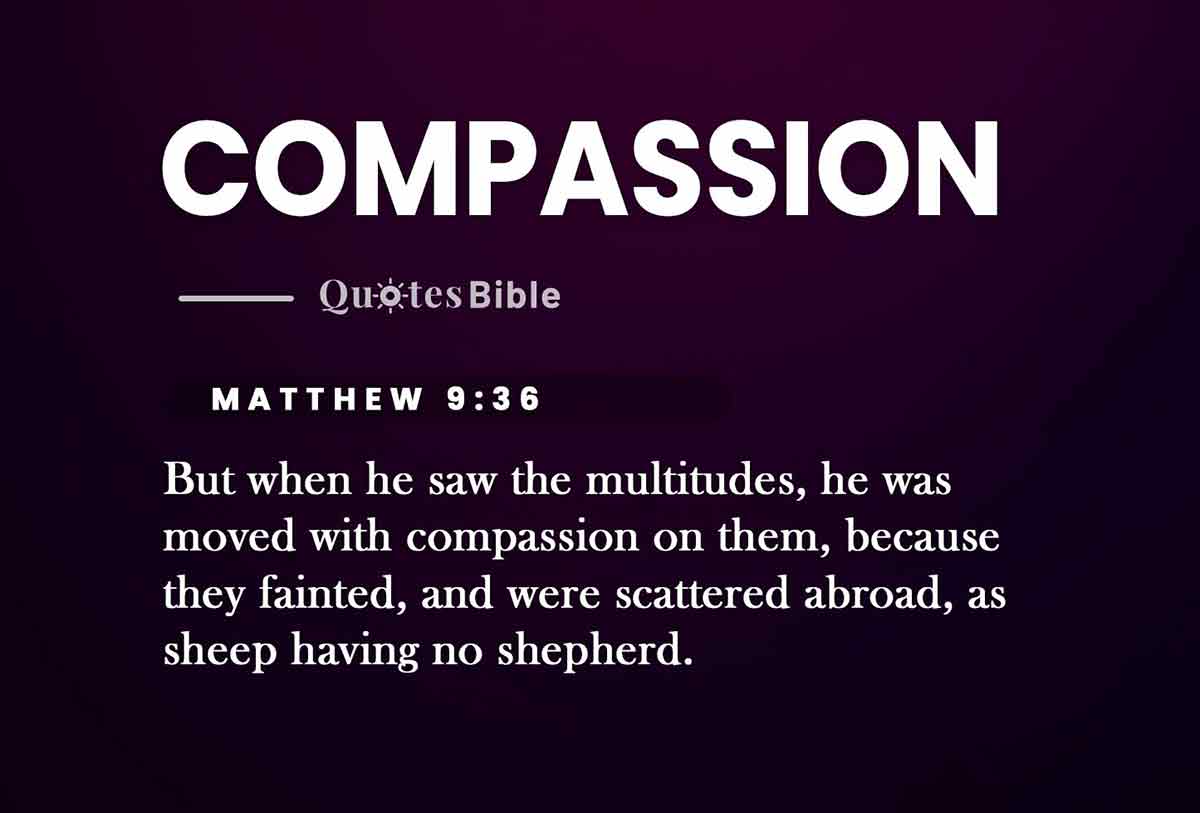 compassion bible verses quote