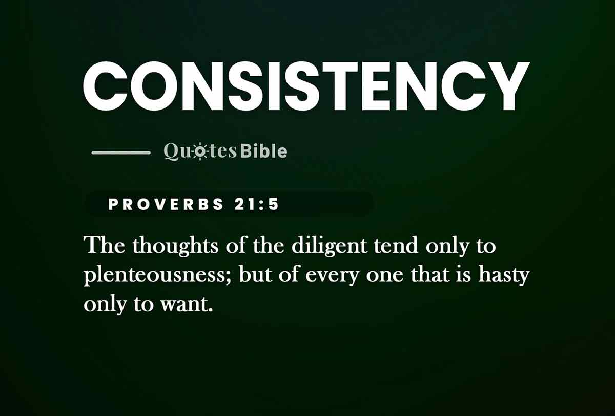 consistency bible verses photo