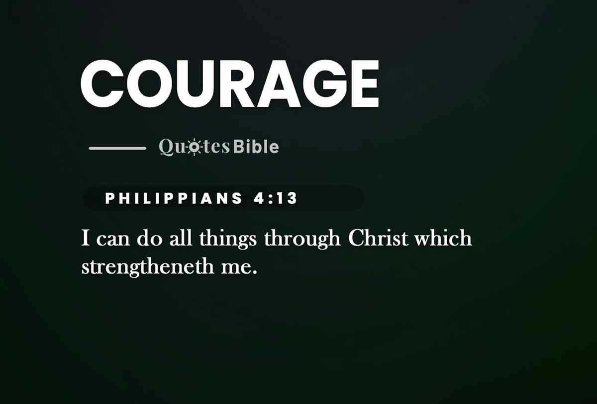courage bible verses photo