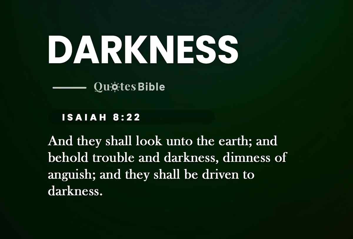 darkness bible verses photo